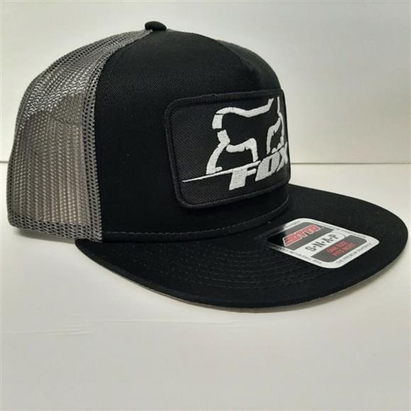 Motocross FOX Shox Racing MX Supercross Bikes Retro Style Patch Hat Cap Gorra SX - Picture 2 of 6